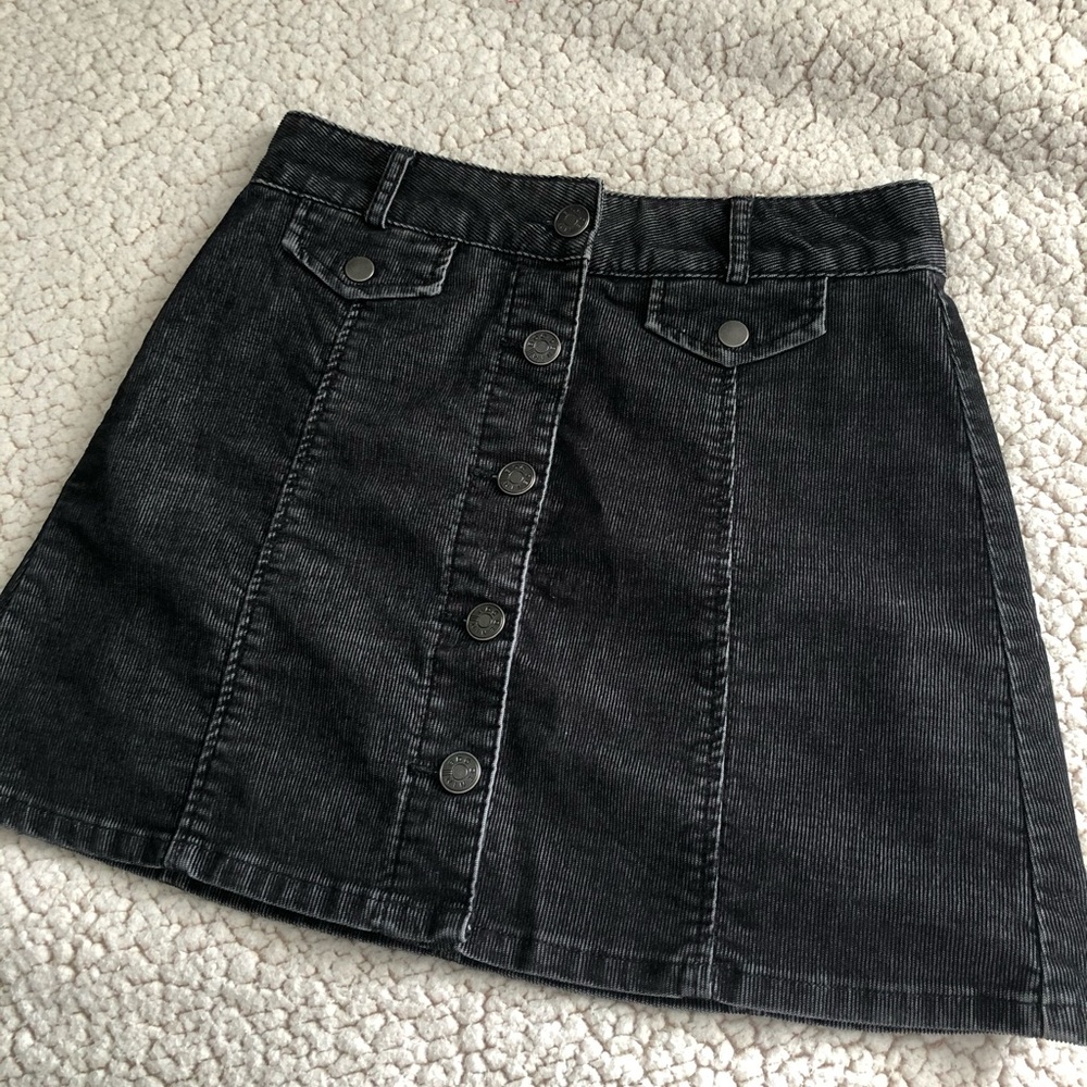 BDG corduroy/denim skirt